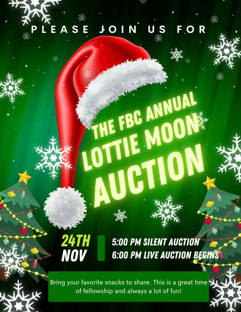 Lottie Moon Flyer - November 24th