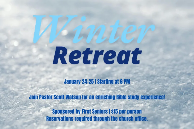 Winter Retreat 2025 Flyer